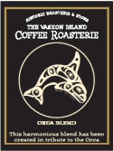 Orca Blend coffee from the Vashon Island Coffee Roasterie
